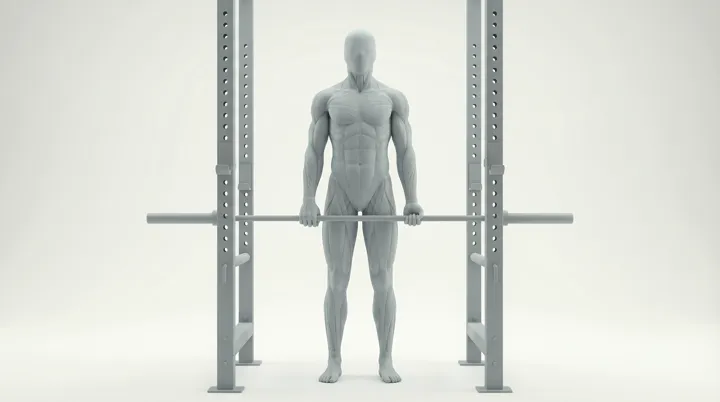 Barbell Spinal Jefferson Curl: the movement, targeting the Abs, using Barbell.