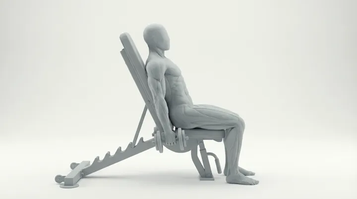Dumbbell Incline Hammer Curl: the movement, targeting the Biceps, using Dumbbell.