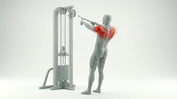 Cable Rope Face Pulls: the movement, targeting the Side delts, using Cable.