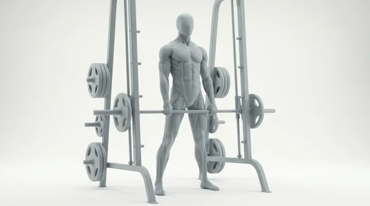 Smith Machine Sumo Romanian Deadlift: the movement, targeting the Glutes, using Machine.